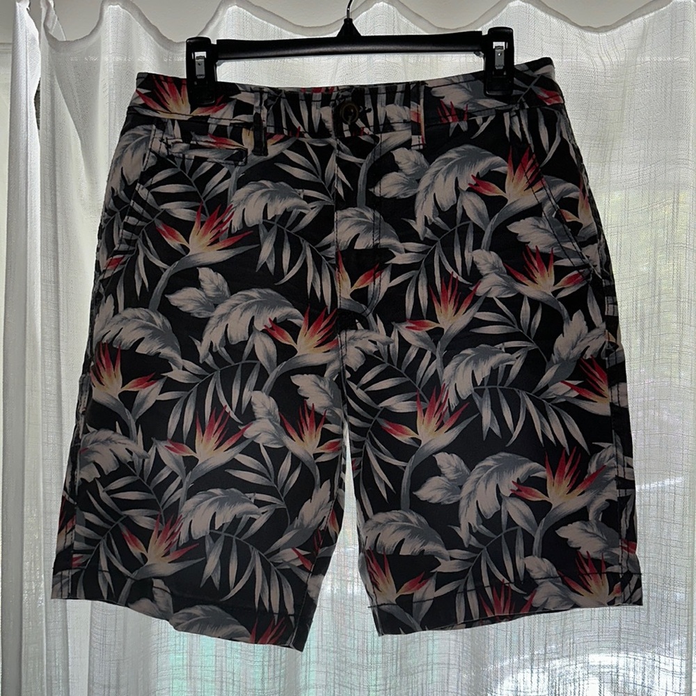 Men’s AE American Eagle tropical palm tree men’s shorts size 31